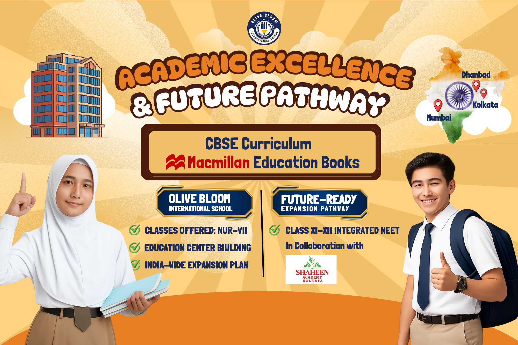 OBIS academic excellence and Shaheen Academy NEET expansion pathway